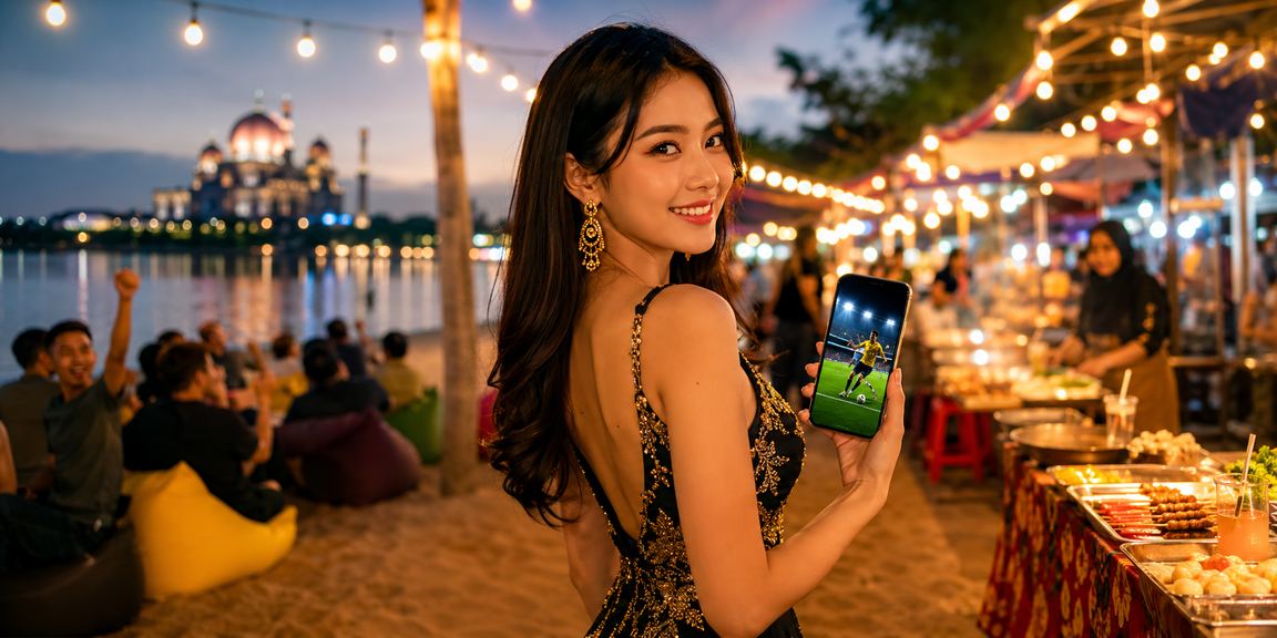 Pengguna dewasa mengakses platform ci4 secara bertanggungjawab dari telefon di Putrajaya