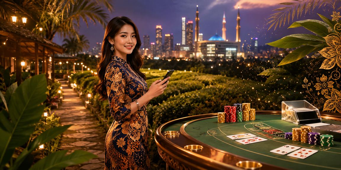 Permainan Baccarat berlatarkan batik Selangor gaya Melayu untuk pengguna ci4